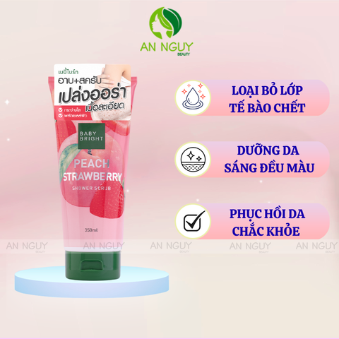 Tẩy Tế Bào Chết Toàn Thân Baby Bright Shower Scrub 350ml