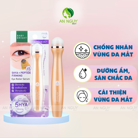 Cây Lăn Mắt Baby Bright Eye Roller Serum 15ml