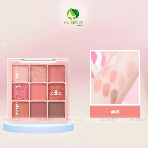 Bảng Phấn Mắt 9 Ô Odbo Shadow & Me Eye Palette 6.5g