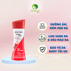 Sữa Dưỡng Thể Mistine White Spa Whitening Lotion Hỗ Trợ Làm Sáng Da 200ml