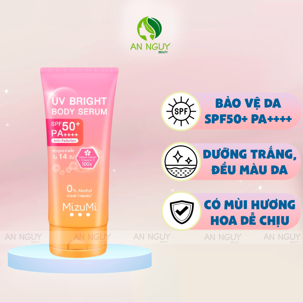 Dưỡng Thể Chống Nắng MizuMi UV Body Serum SPF 50+ PA++++ Anti-Pollution
