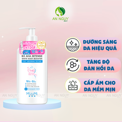 [Date: 04/03/2027] Dưỡng Thể MizuMi B3 AHA Intense White Body Booster Dưỡng Sáng Da 250ml