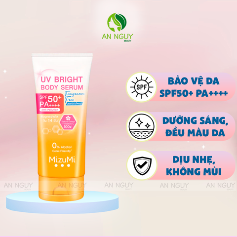 Dưỡng Thể Chống Nắng MizuMi UV Body Serum SPF 50+ PA++++ Anti-Pollution