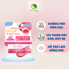 Son Dưỡng Môi Chống Nắng MizuMi Skincare UV Lip Glassy Balm SPF50+ PA++++ 3.5g