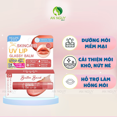 Son Dưỡng Môi Chống Nắng MizuMi Skincare UV Lip Glassy Balm SPF50+ PA++++ 3.5g