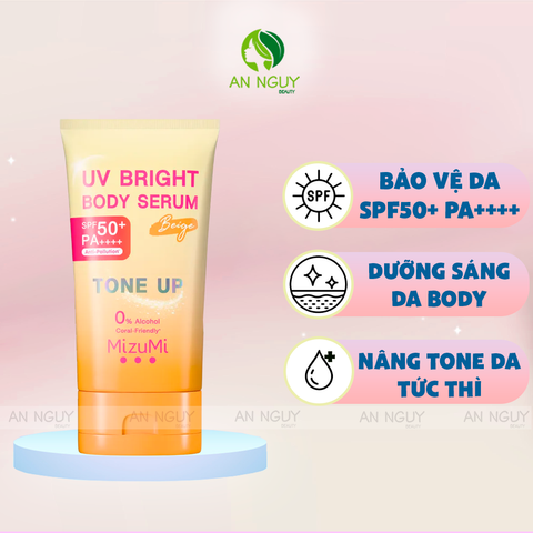 Dưỡng Thể Chống Nắng MizuMi UV Body Serum SPF 50+ PA++++ Anti-Pollution