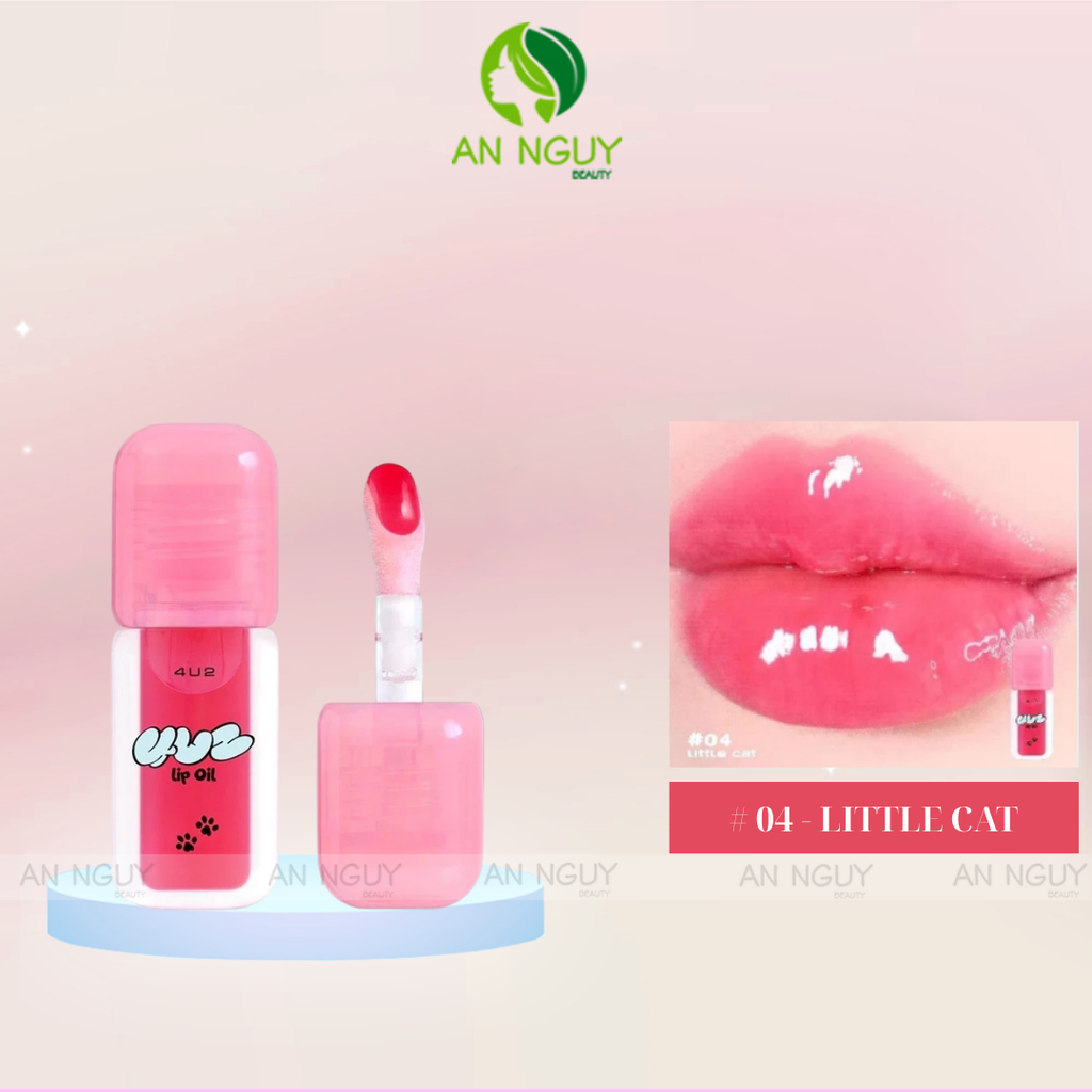 Son Bóng 4U2 Lip Oil - pH Color Changing Formula 3.8g