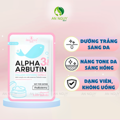 Viên Kích Trắng Da Precious Skin Alpha Arbutin 3 Plus+ Collagen Whitening Capsule Dưỡng Ngày Đêm Thái Lan (Vỉ 10 Viên)