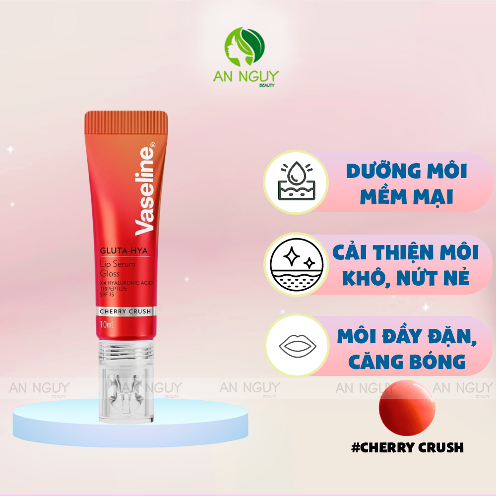 Son Dưỡng Dạng Serum Vaseline Gluta-Hya Lip Serum Gloss Tinted Lip Care 10ml