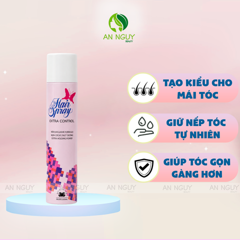 Keo Xịt Tóc Jacqualine Hair Spray Extra Control 400ml