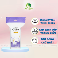 Bông Tẩy Trang Calla Velvet Soft (Túi 100 Miếng)