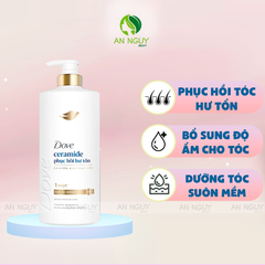 Kem Xả Serum Dove Ceramide Phục Hồi Hư Tổn 610g