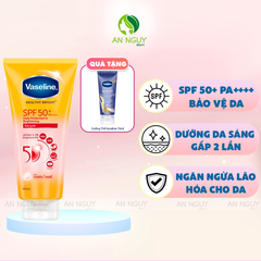 [MUA 1 TẶNG 1] Sữa Chống Nắng Vaseline Daily Protection & Brightening 300ml + Sữa Dưỡng Thể Vaseline Healthy Bright Gluta-Hya 70ml