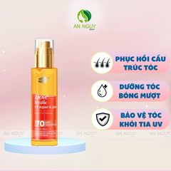 Serum Dưỡng Tóc Dove Repair Bi-phase Serum + Oil 2 Trong 1 Cho Tóc Bóng Mượt 77ml