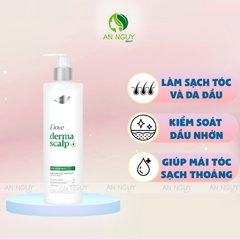 Dầu Gội Dove Derma Scalp For Oily Scalp Shampoo 340ml