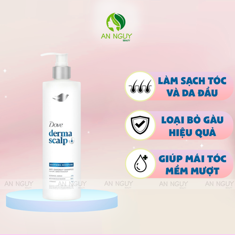 Dầu Gội Dove Derma Scalp For Oily Scalp Shampoo 340ml