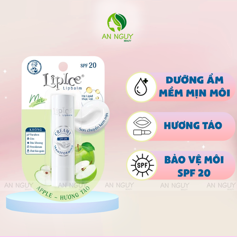 Son Dưỡng Môi LipIce Lipbalm Creamy Giúp Môi Mềm Mịn 4.3g