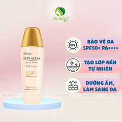 Sữa Chống Nắng Sunplay Skin Aqua Clear White CC Milk SPF50+ PA++++ Dưỡng Da Tạo Nền Sáng Mịn 25g