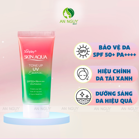 Kem Chống Nắng Sunplay Skin Aqua Tone Up UV Essence SPF50+ PA++++ Hiệu Chỉnh Sắc Da 50gr