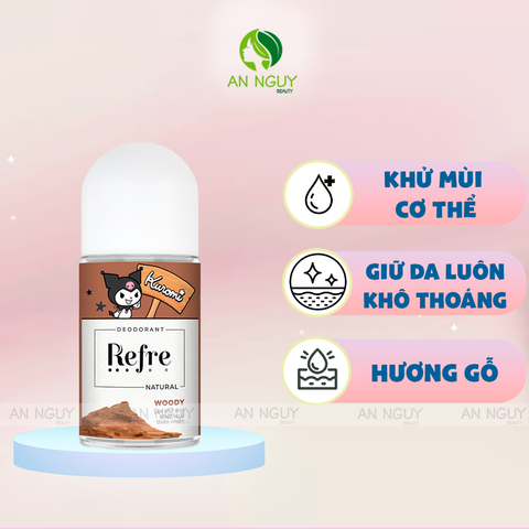 Lăn Khử Mùi Refre Natural Deodorant Natural 40ml
