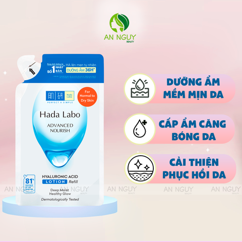 Dung Dịch Hada Labo Advanced Nourish Hyaluron Lotion Dry Skin Dưỡng Ẩm Tối Ưu Da Thường, Khô