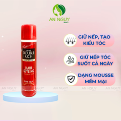 Xịt Cố Định Tóc Double Rich Hair Styling Strong Hold
