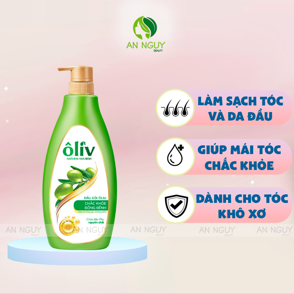 Dầu Gội Ôliv Natural Nourish Olive Shampoo 650ml + Dầu Tắm Ôliv Natural Nourish Dưỡng Ẩm 250ml