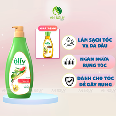 Dầu Gội Ôliv Natural Nourish Olive Shampoo 650ml + Dầu Tắm Ôliv Natural Nourish Dưỡng Ẩm 250ml