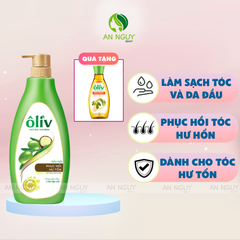 Dầu Gội Ôliv Natural Nourish Olive Shampoo 650ml + Dầu Tắm Ôliv Natural Nourish Dưỡng Ẩm 250ml