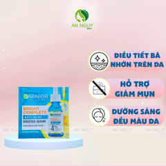 Set 5 Sample Tinh Chất Garnier Skin Naturals Bright Complete Anti - Acne Booster Serum Giảm Mụn Sáng Da 1.5ml