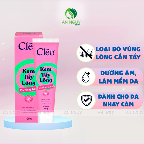 Kem Tẩy Lông Cléo Hair Removal Cream (Phiên Bản Mới)