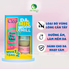 [COMBO] Kem Tẩy Lông Cléo Hair Removal Cream (Phiên Bản Mới) + Tẩy Tế Bào Da Chết Cléo Bingsu Scrub