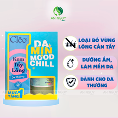 [COMBO] Kem Tẩy Lông Cléo Hair Removal Cream (Phiên Bản Mới) + Tẩy Tế Bào Da Chết Cléo Bingsu Scrub