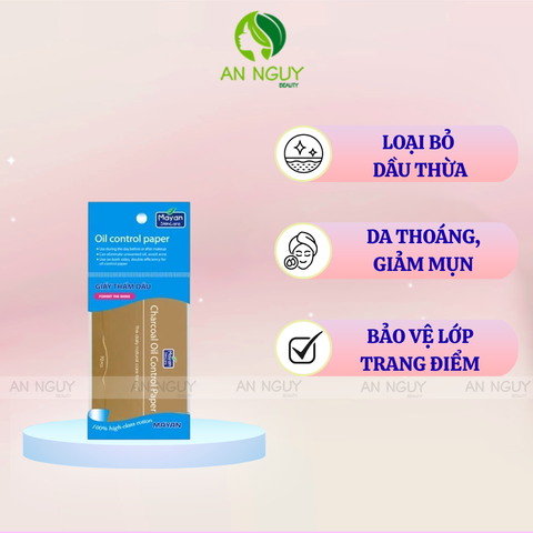 Giấy Thấm Dầu Mayan Oil Control Paper Kiểm Soát Dầu
