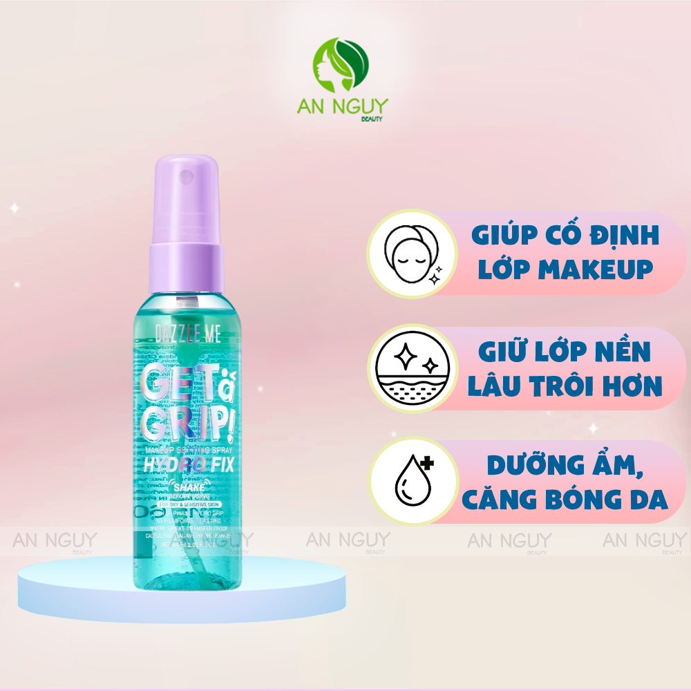 Xịt Khóa Nền Dazzle Me Get A Grip! Makeup Setting Spray 60ml