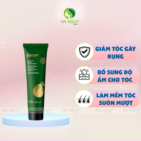 Dầu Xả Bưởi Cocoon Pomelo Hair Conditioner Giảm Gãy Rụng Và Làm Mềm Tóc