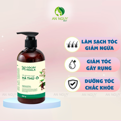 Dầu Gội Thảo Dược Hà Thủ Ô Cỏ Cây Hoa Lá Nuôi Dưỡng Và Cải Thiện Tình Trạng Bạc Tóc 300g