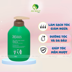 Dầu Gội Thảo Dược Gừng Sả Cỏ Cây Hoa Lá Ngăn Ngừa Gàu Và Giảm Gãy Rụng 500g