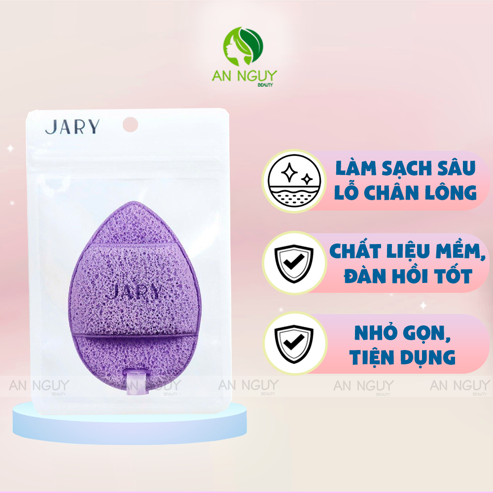 Miếng Rửa Mặt Bọt Biển Jary Cleansing Sponge