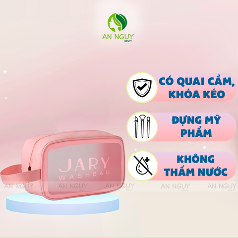 Túi Đựng Mỹ Phẩm Trong Suốt Jary Wash Bag Size S