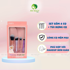 Bộ Cọ Trang Điểm Jary Makeup Brush Set Nhiều Mẫu Có Túi Đựng
