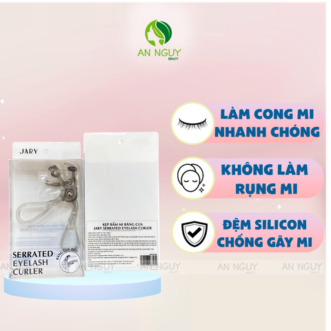 Kẹp Bấm Mi Răng Cưa Jary Serrated Eyelash Curler