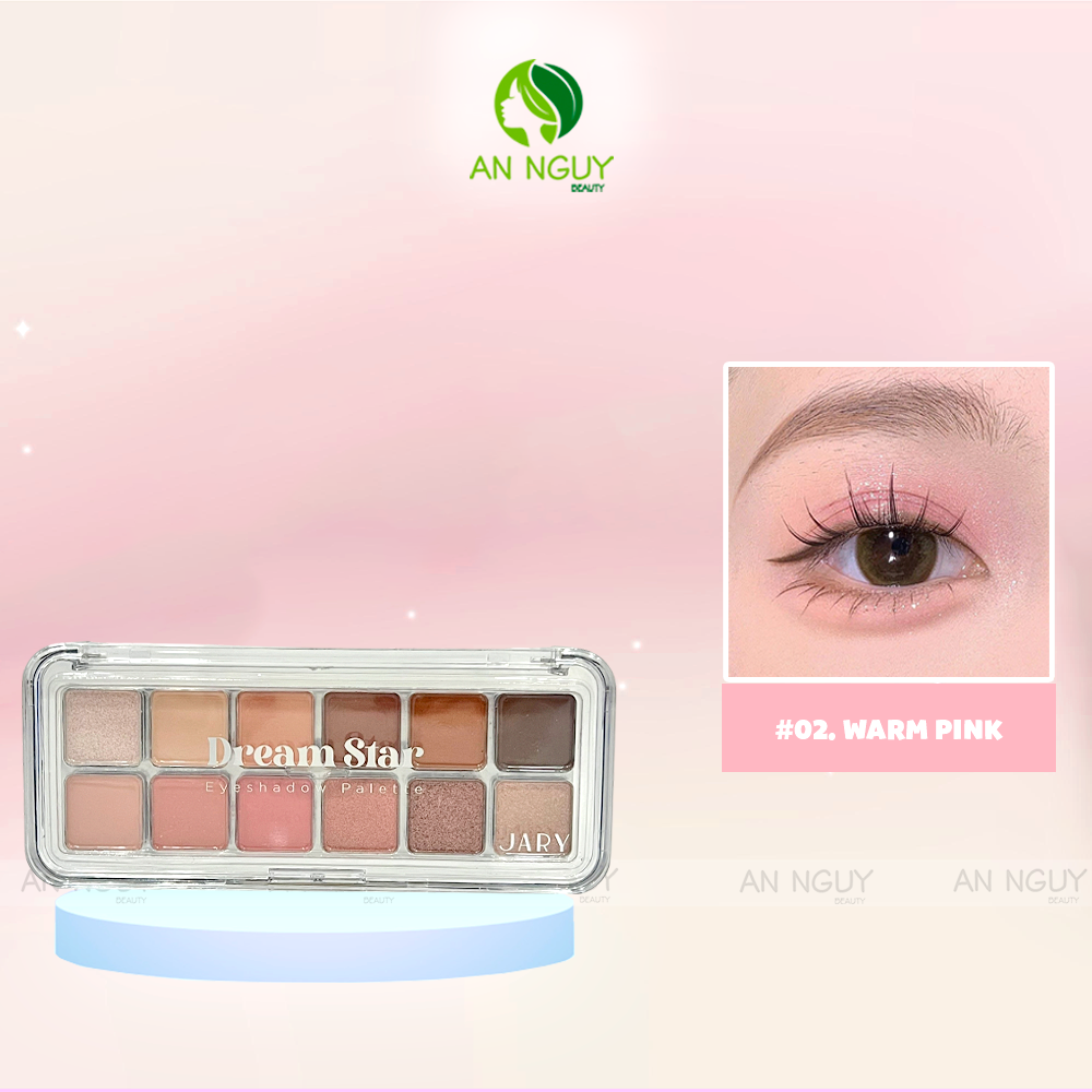 Bảng Phấn Mắt 12 Ô Jary Dream Star Eyeshadow Palette 14.4g