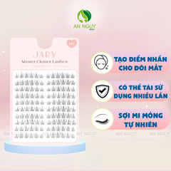 Lông Mi Cụm Không Keo 10 Hàng JARY Master Lashes