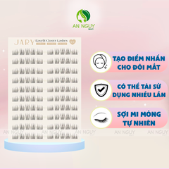 Lông Mi Cụm Sẵn Keo 10 Hàng JARY Easyfit Lashes