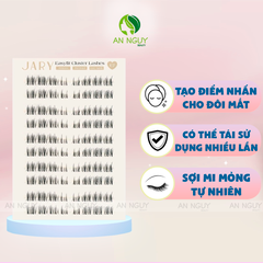 Lông Mi Cụm Sẵn Keo 10 Hàng JARY Easyfit Lashes