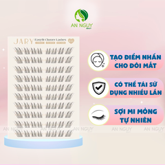 Lông Mi Cụm Sẵn Keo 10 Hàng JARY Easyfit Lashes