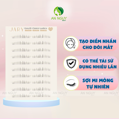 Lông Mi Cụm Sẵn Keo 10 Hàng JARY Easyfit Lashes