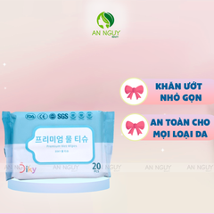 Khăn Ướt DIKY 20 Tờ