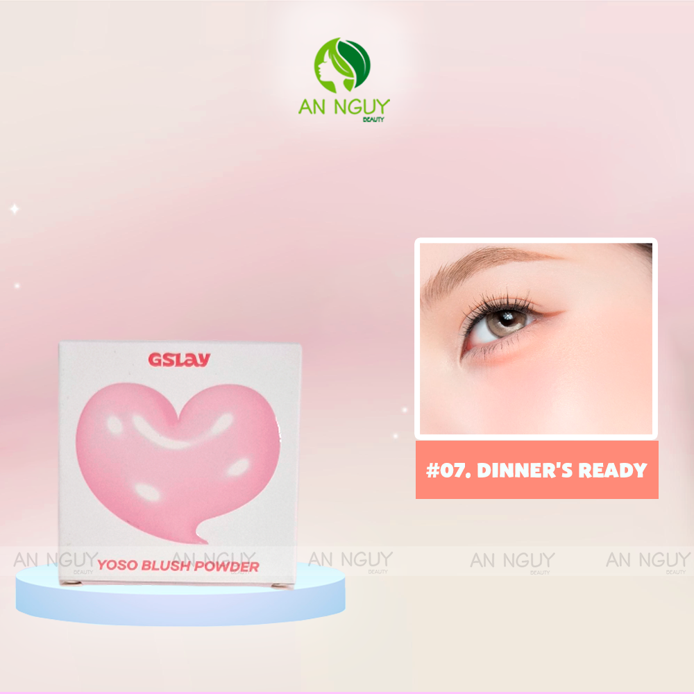 Phấn Má Hồng Thuần Chay Gslay Yoso Blush Powder 5g